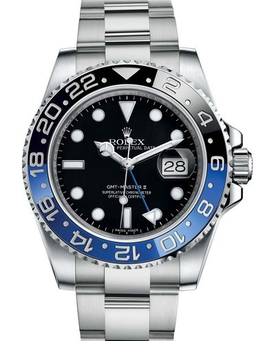 AAA Replica Rolex GMT Master II Mens Watch 116710BLBR-0002